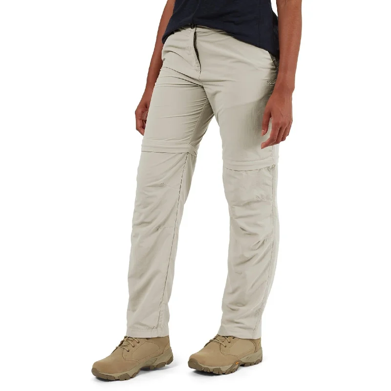 Craghoppers Nosilife Convertible III (Short) Womens Walking Trousers - Sand