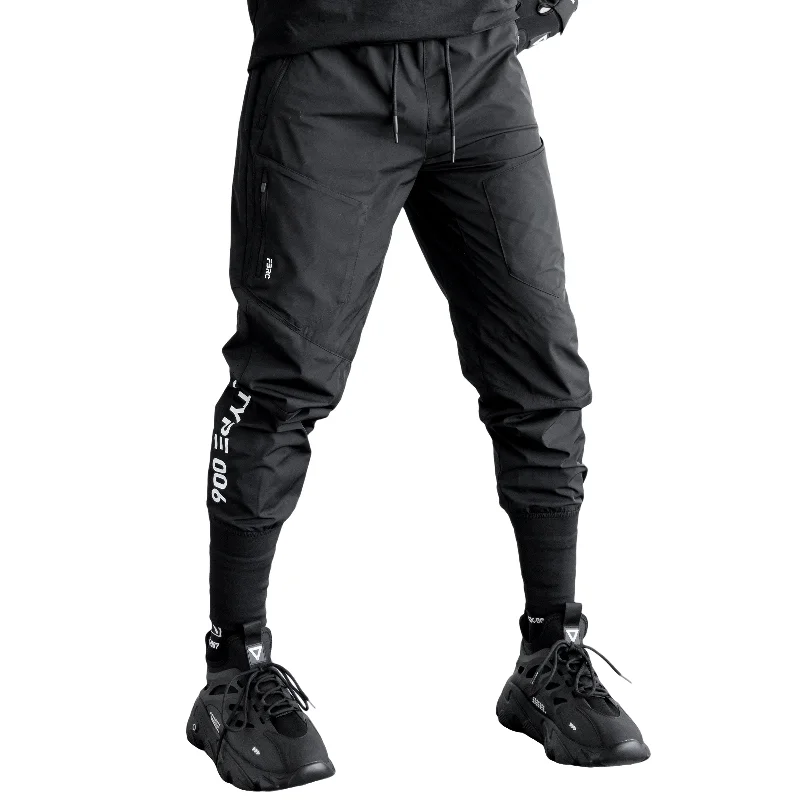 J-Type 006 Black Athletic Joggers