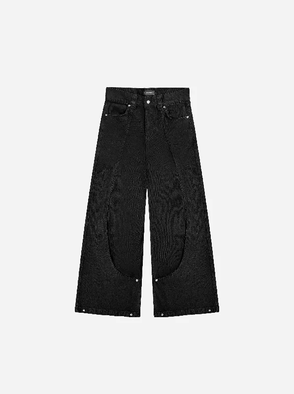 PANEL DENIM - BLACK