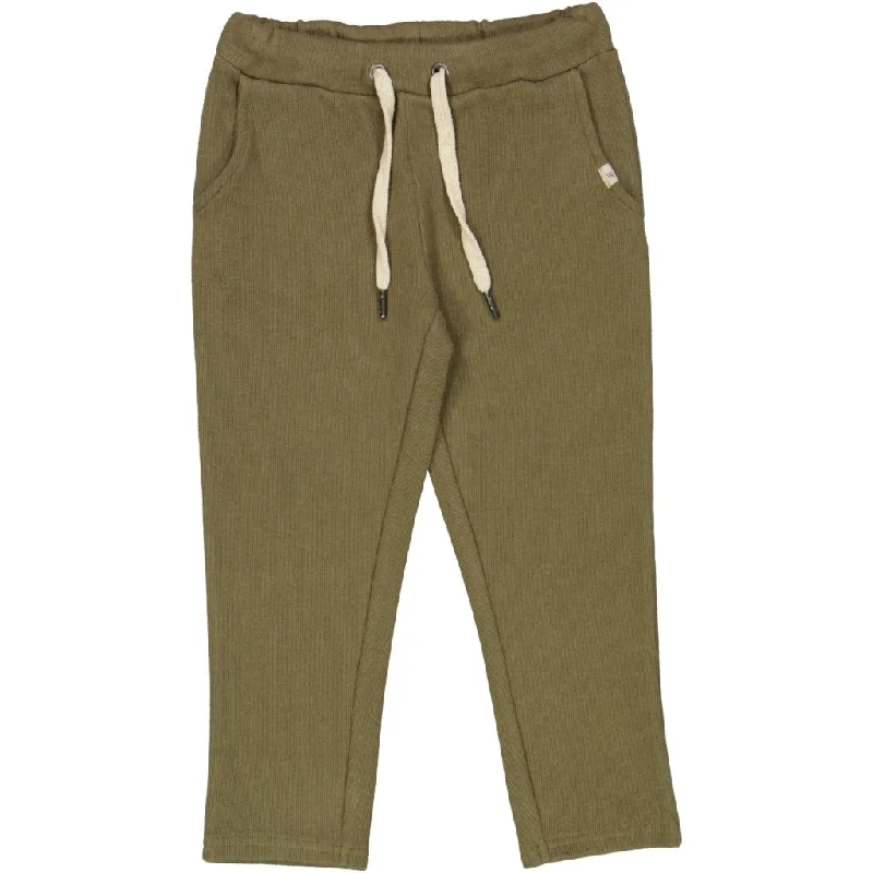 Pants Elke - dry pine