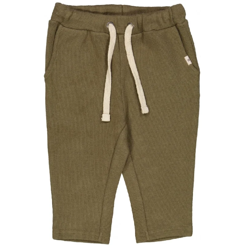 Pants Elke - dry pine