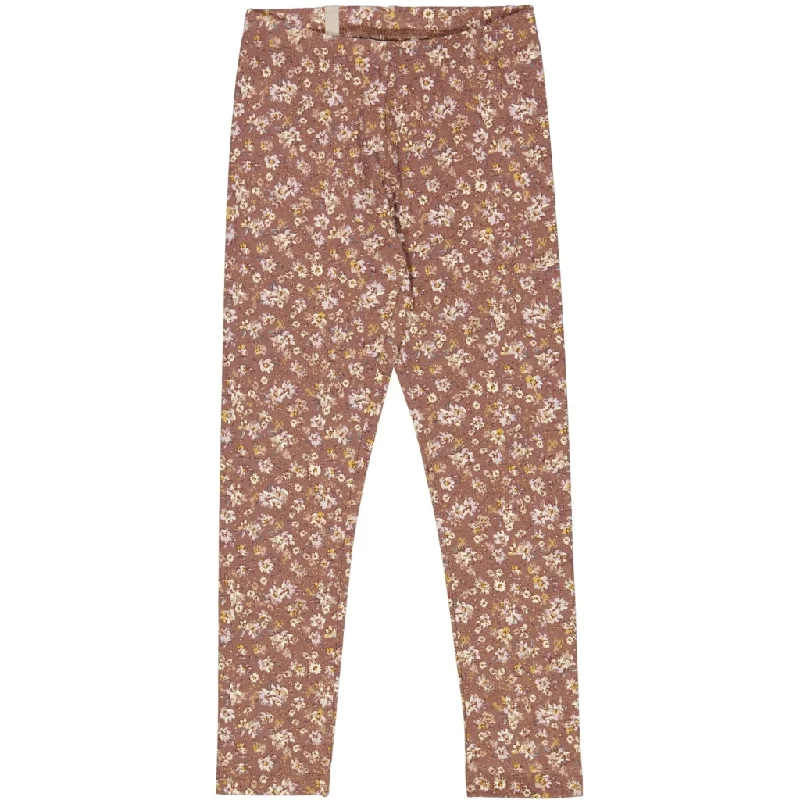 Jersey Leggings - vintage rose flowers