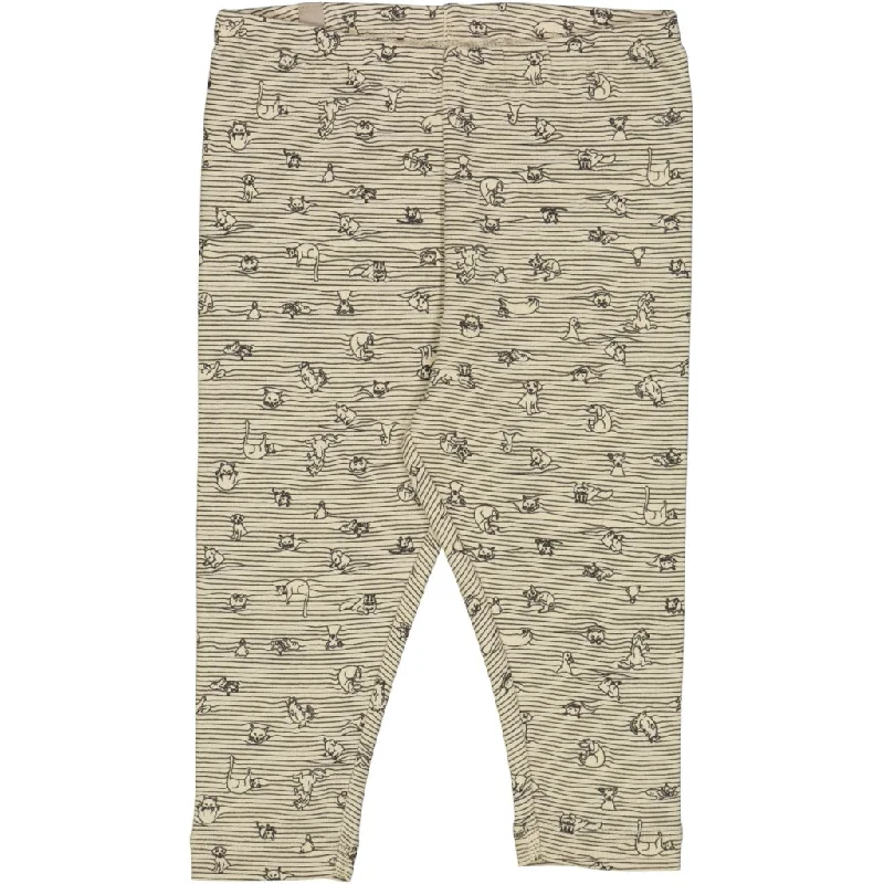 Jersey Pants Silas - striped animals