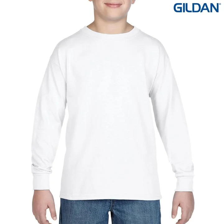 5400B Gildan Heavy Cotton Youth Long Sleeve T-Shirt