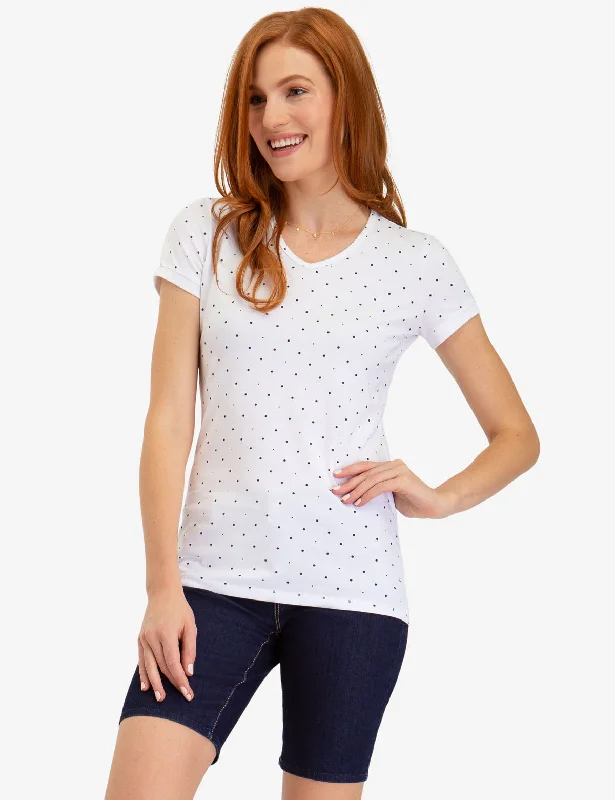 DOT V-NECK T-SHIRT