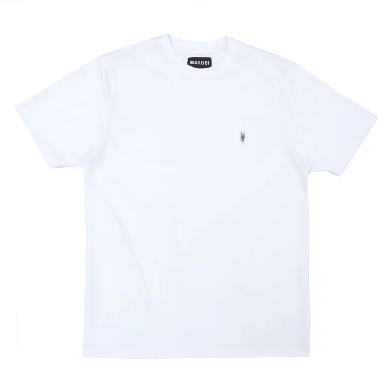 M298 Embossed Knit Tee - White