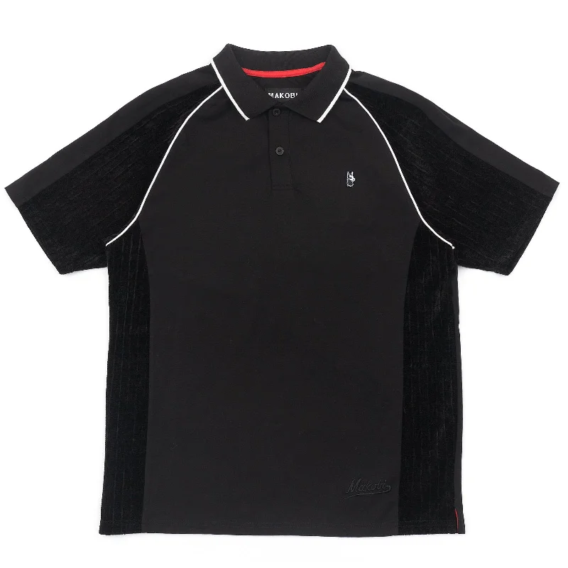 M394 Makobi Daniali Polo Shirt- Black