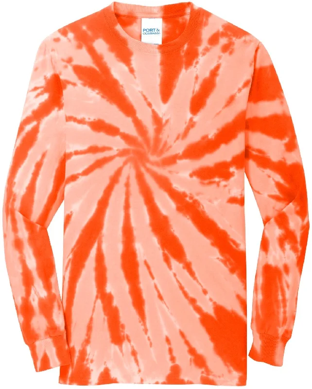 CLOSEOUT - Port & Company Tie-Dye Long Sleeve Tee