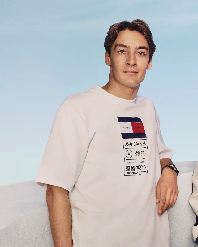 Tommy x Mercedes-AMG F1 x Clarence Ruth Label Tee White