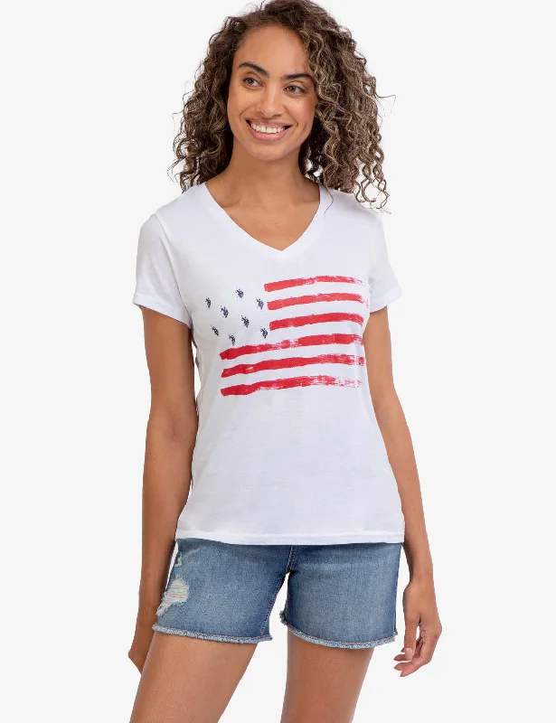 USPA LOGO FLAG T-SHIRT