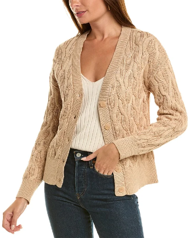 525 America Lurex Cable Cardigan