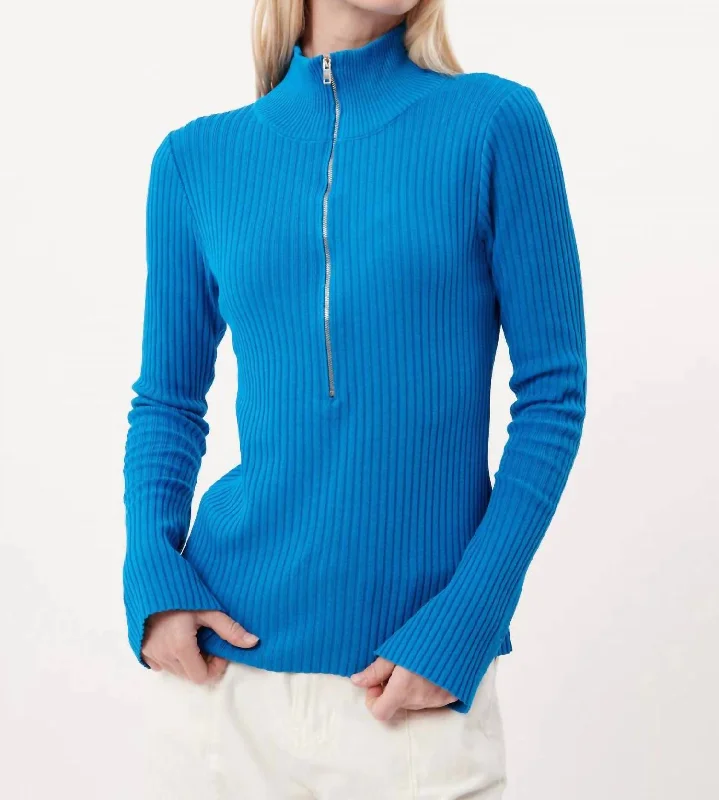 Mai Sweater In Bleu Azur