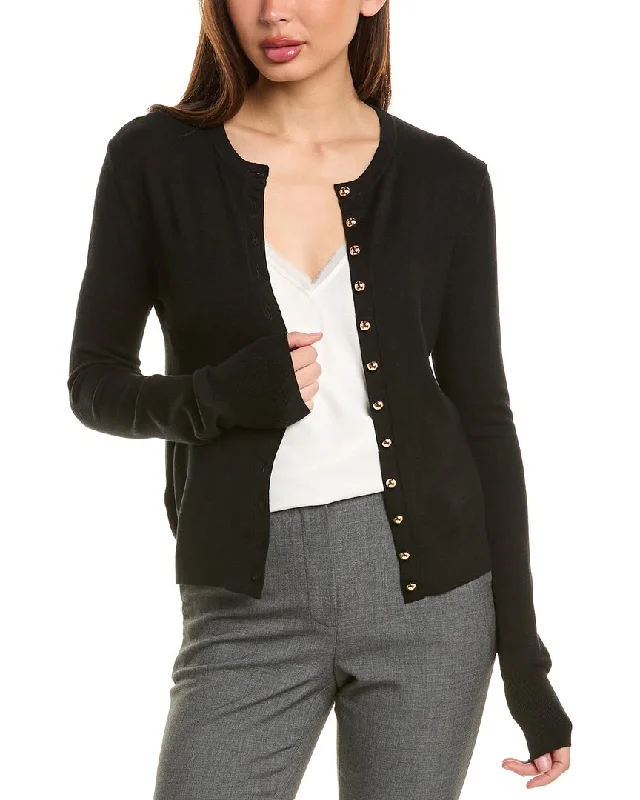 T Tahari Crewneck Cardigan