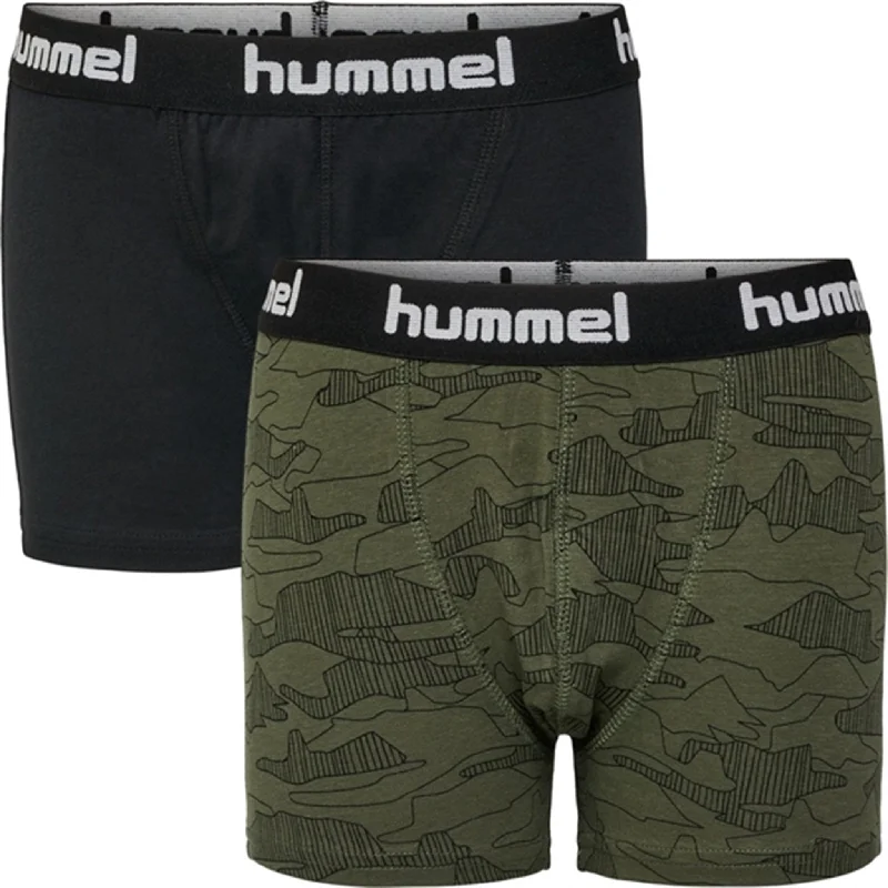 Hummel Olive Night Nolan Boxers 2-Pack