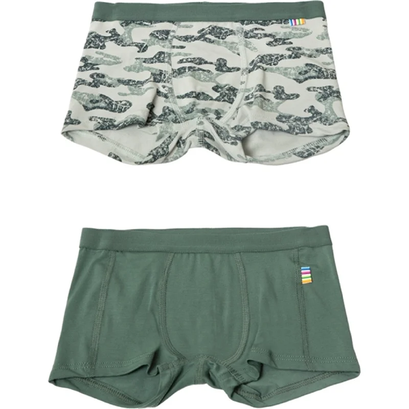 Joha Bamboo Green AOP Boxershorts 2-Pack