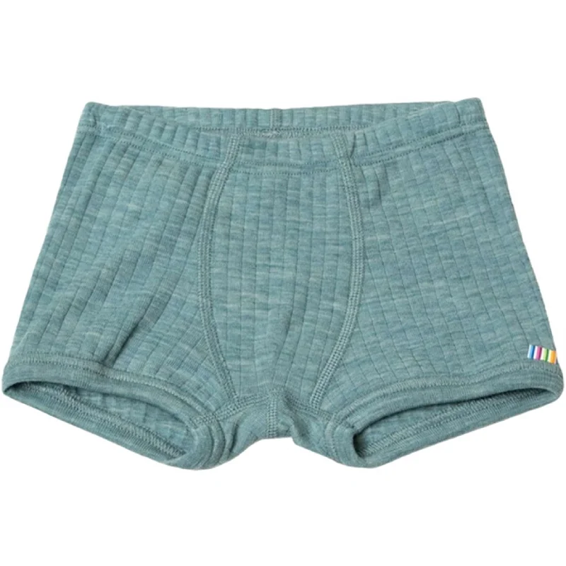 Joha Wool Aqua Melange Boxershorts