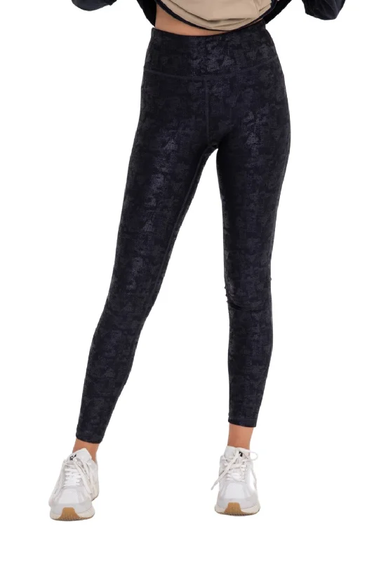 Mono B High Waist Foil Leggings APH6220 Plus