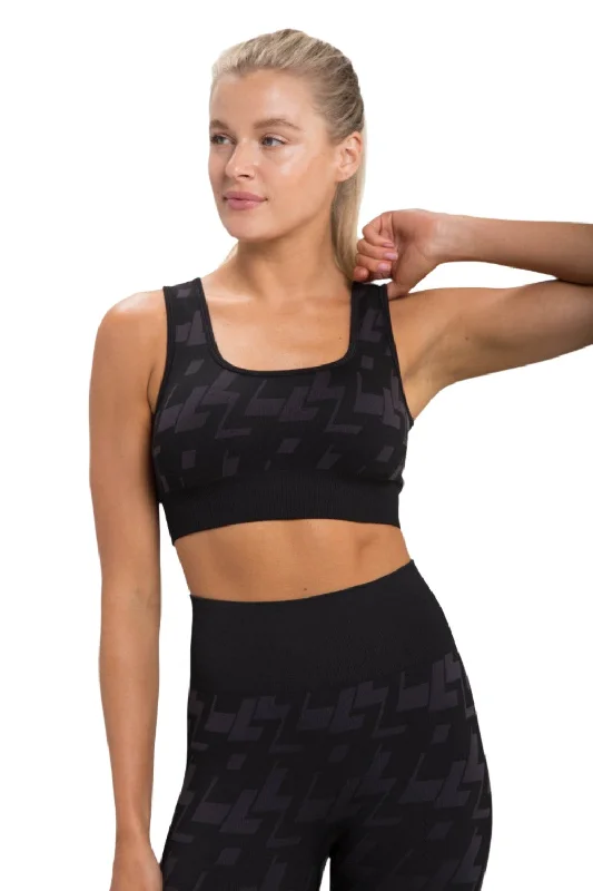 Mono B Seamless Geo Active Bra Top AT-A09100