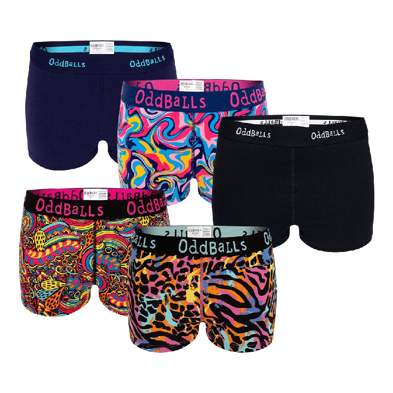 Weekday Bundle - Ladies Boxers 5 Pack Bundle