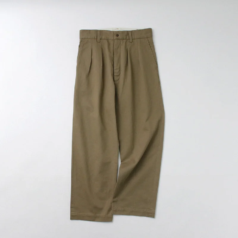 FUJITO / 2-Tuck Trousers Chino