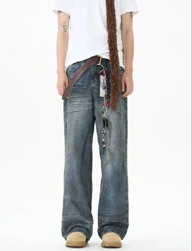 Charcoal Washed Pocket Jeans