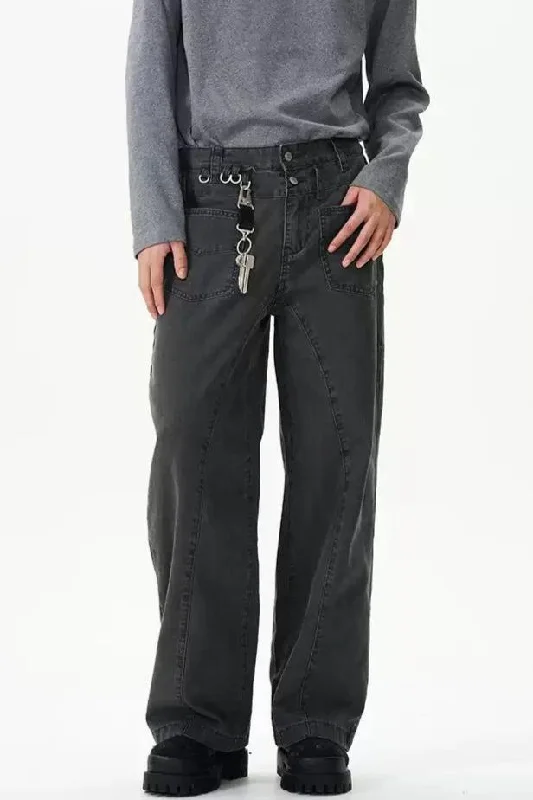 Front Pockets Bootcut Jeans