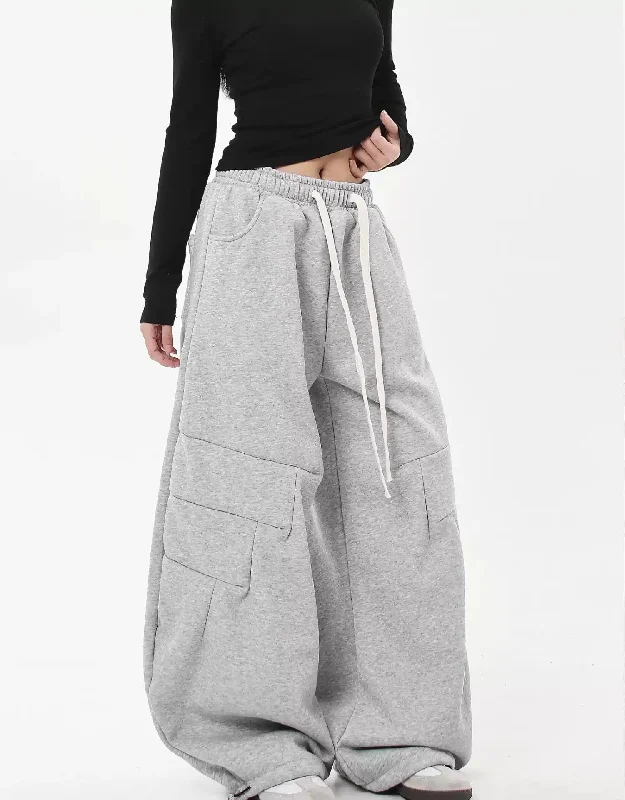 Drawstring Gartered Sweatpants