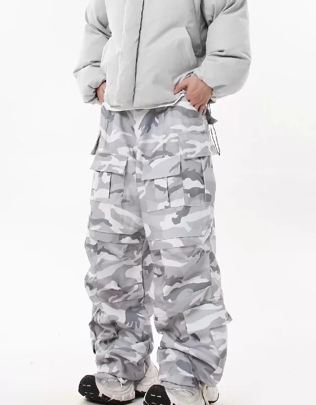 Multi-Pocket Camouflage Pants