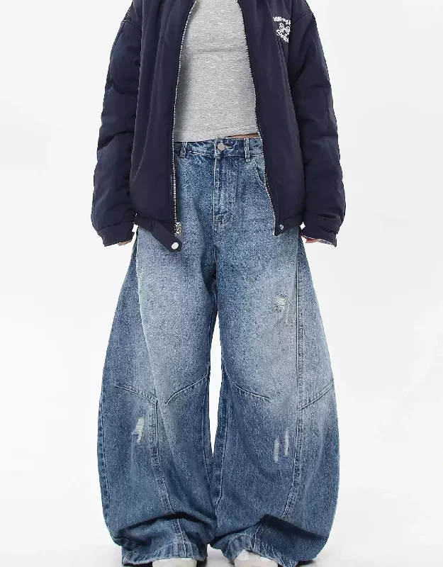 Distressed Baggy Jeans