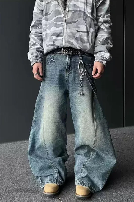 Baggy Side Pockets Jeans