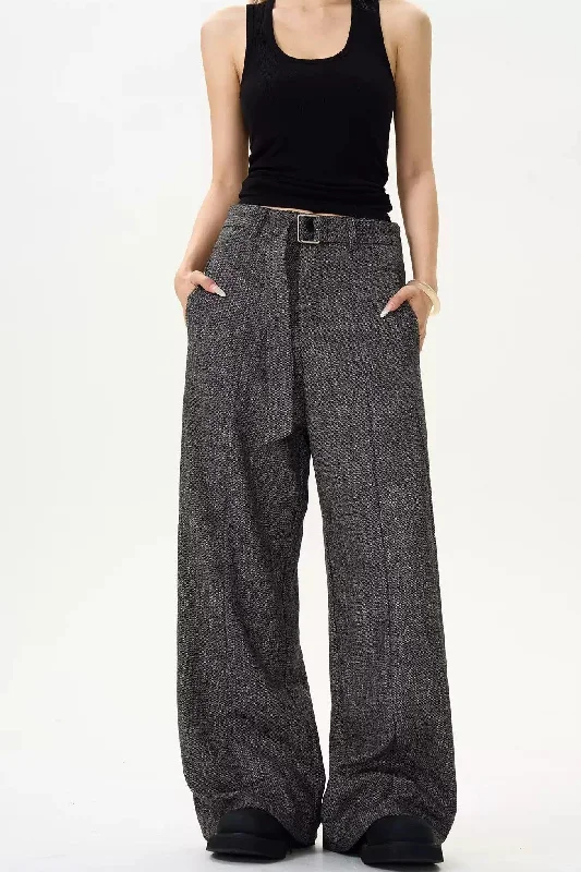 Waist Belt Formal Trousers