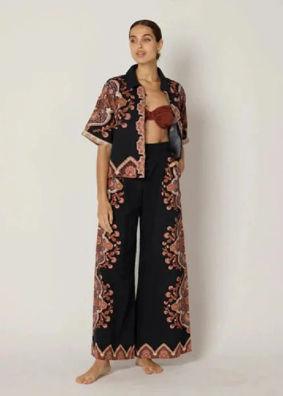 Cleobella Martin Pant- Dark Lagos Print