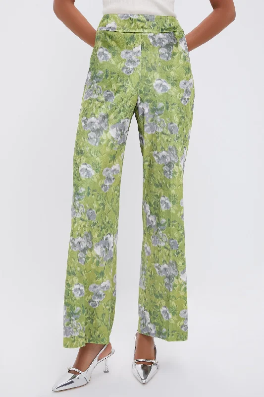 Muted Meadow Velvet Jax Pants