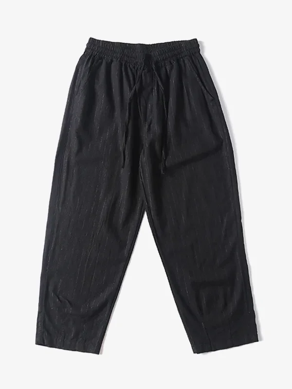 Wabash Stripe Cotton Linen Blend Pants