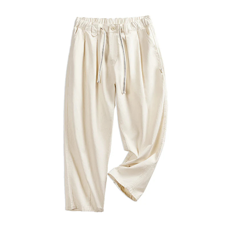 Balloon Shape Cotton Pants