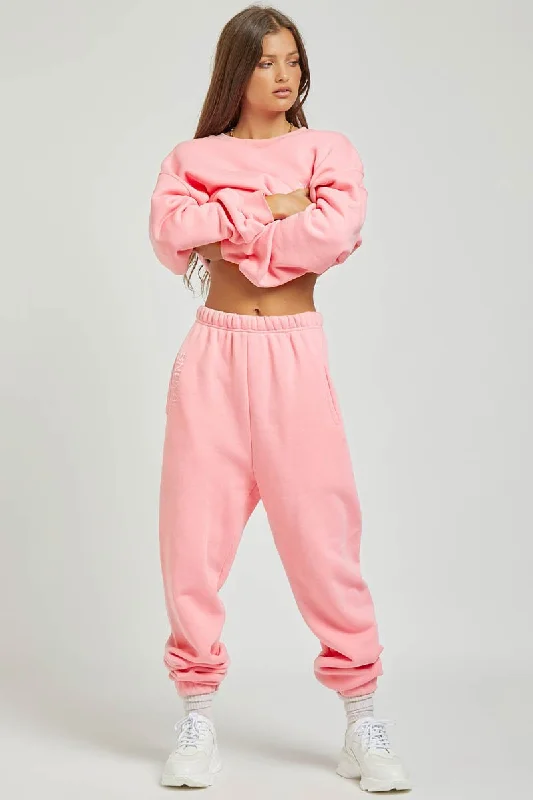 Sundays The Label WOMENS FLIX SWEATPANT - PINK