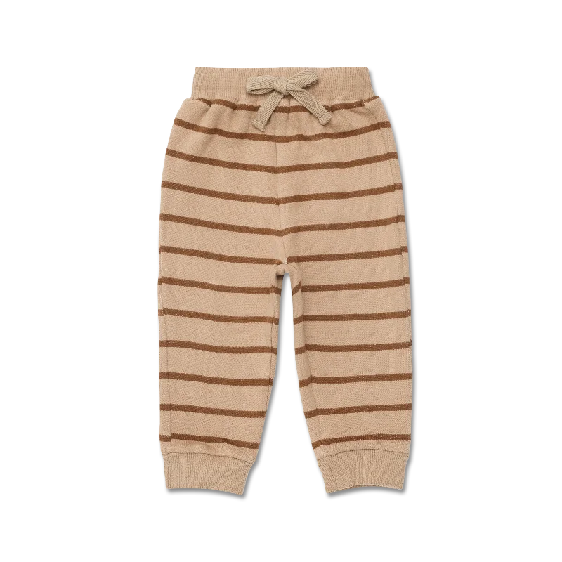 Wander + Wonder Clay Stripe Baby Sweatpants